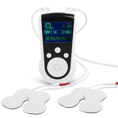 Rechargeable  Tens Low-frequency Multi-function physiotherapy instrument with two outputs and 25 modes 50 intensity level