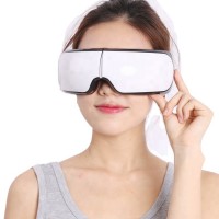 Hot Factory Selling Portable Rechargeable  Eye Care Massager  Equipment  Air Compression Eye Head Massager Heating Music