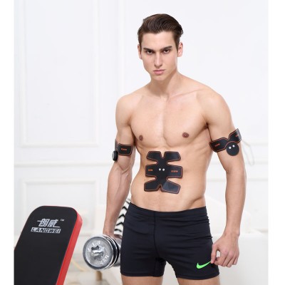 Portable Wireless Rechargeable Muscle Trainer Abdominal Muscle Stimulator Electronic EMS/TENS (CE ROHS) Remote Control